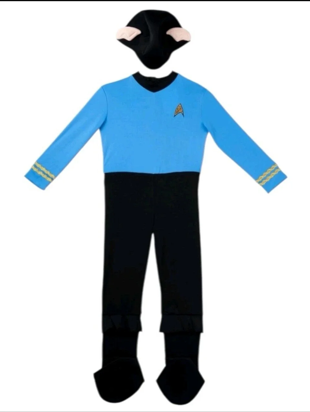 Toddler Deluxe Star Trek Commander Spock Jumpsuit - Morris Costumes (3T-4T) New
